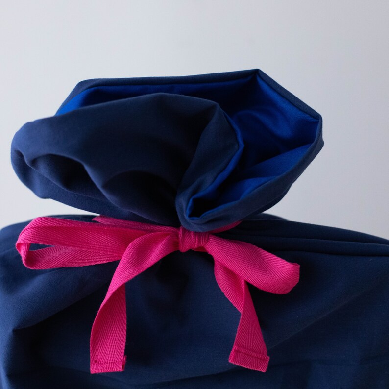 Gift bag blue and pink M