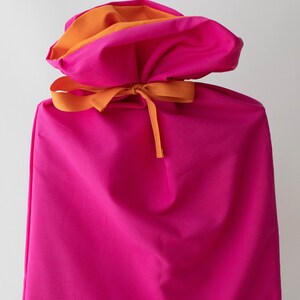 Geschenkbeutel Pink und Orange M