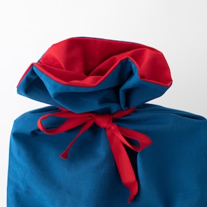 Geschenkbeutel Blau und Rot