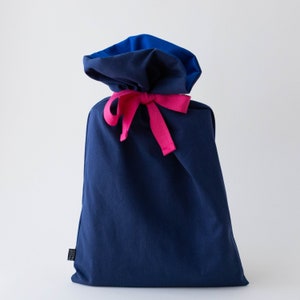 Gift bag blue and pink S