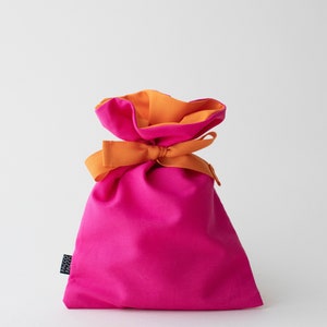 Geschenkbeutel Pink und Orange XS