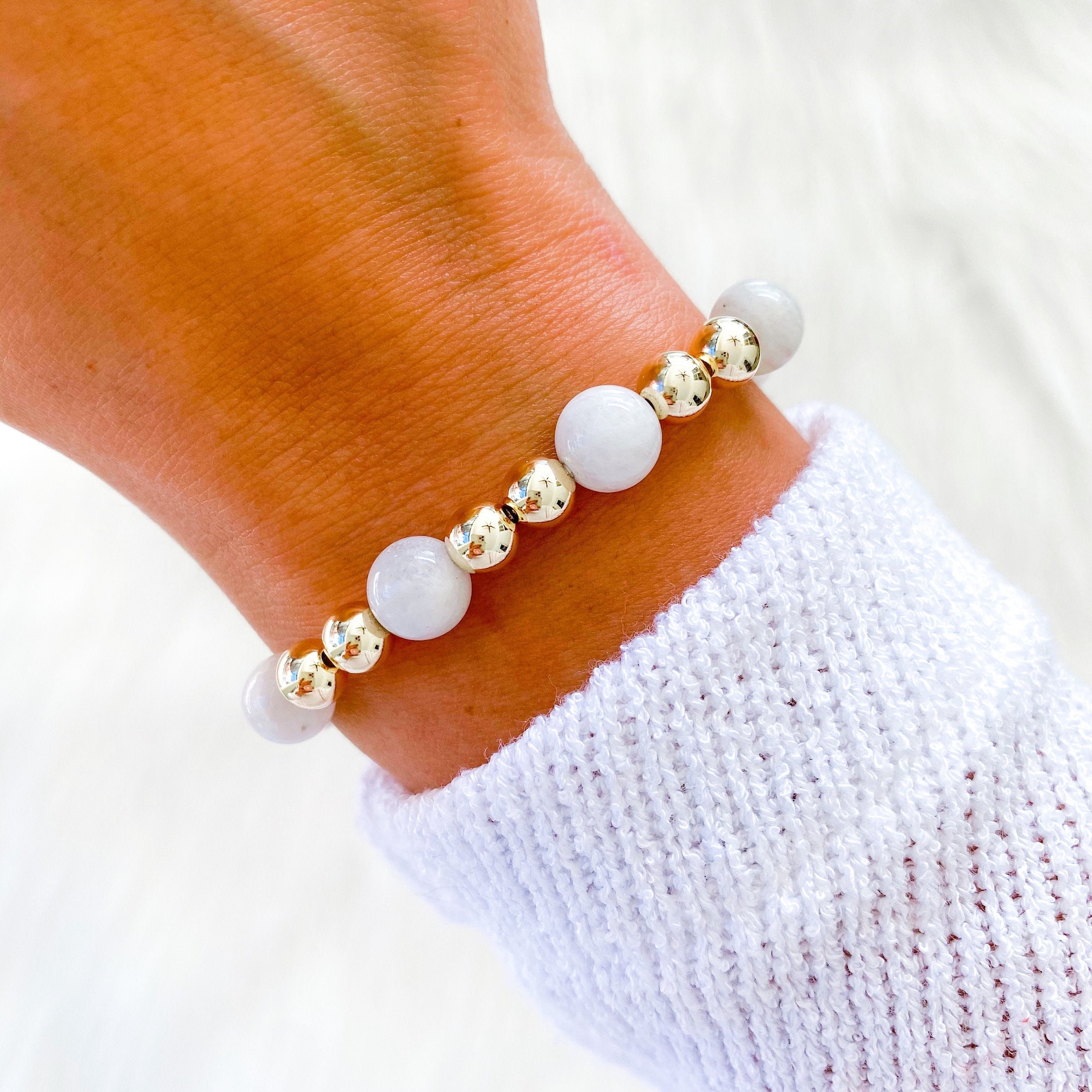 Moonstone Bracelet Etsy