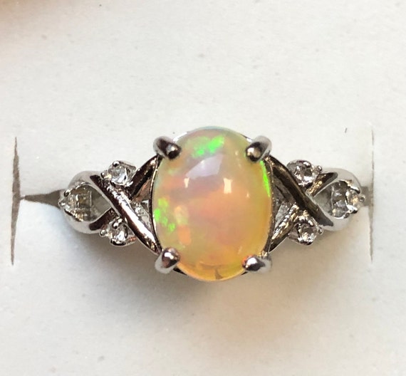 Natural Opal Ring