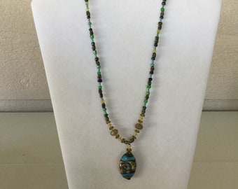 Beaded Pendant Necklace