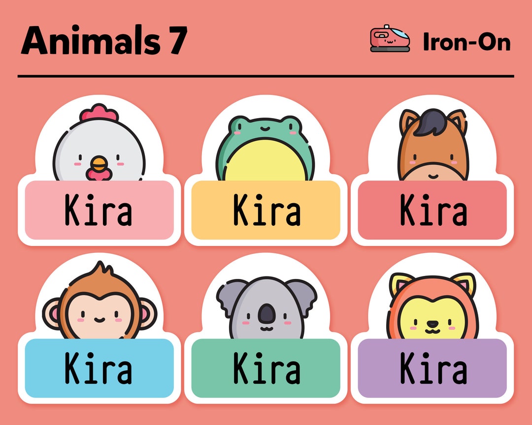 Iron on Labels - Iron on Clothing Labels - Fabric Labels - Clothing ...