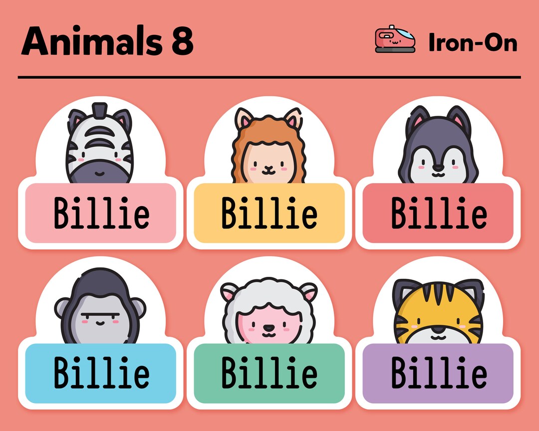 Iron on Labels - Iron on Clothing Labels - Fabric Labels - Clothing ...