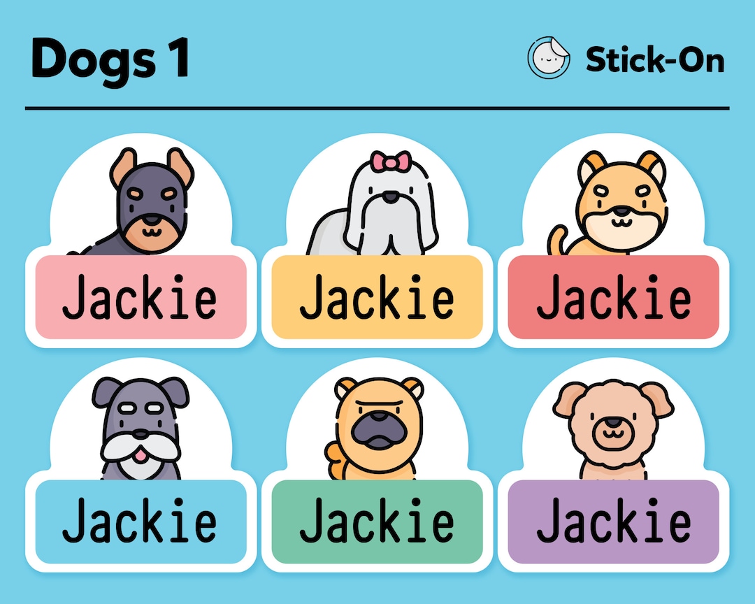 Cute Dishwasher Safe Labels Cute Daycare Labels Cute Etsy