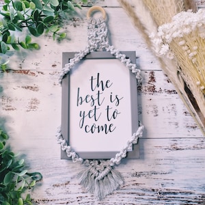 Macramé Photo Frame Hanger, Photo Frame, Photo Display, Macramé Wall ...