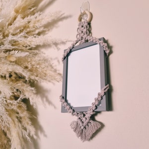 Macramé Photo Frame Hanger, Photo Frame, Photo Display, Macramé Wall ...