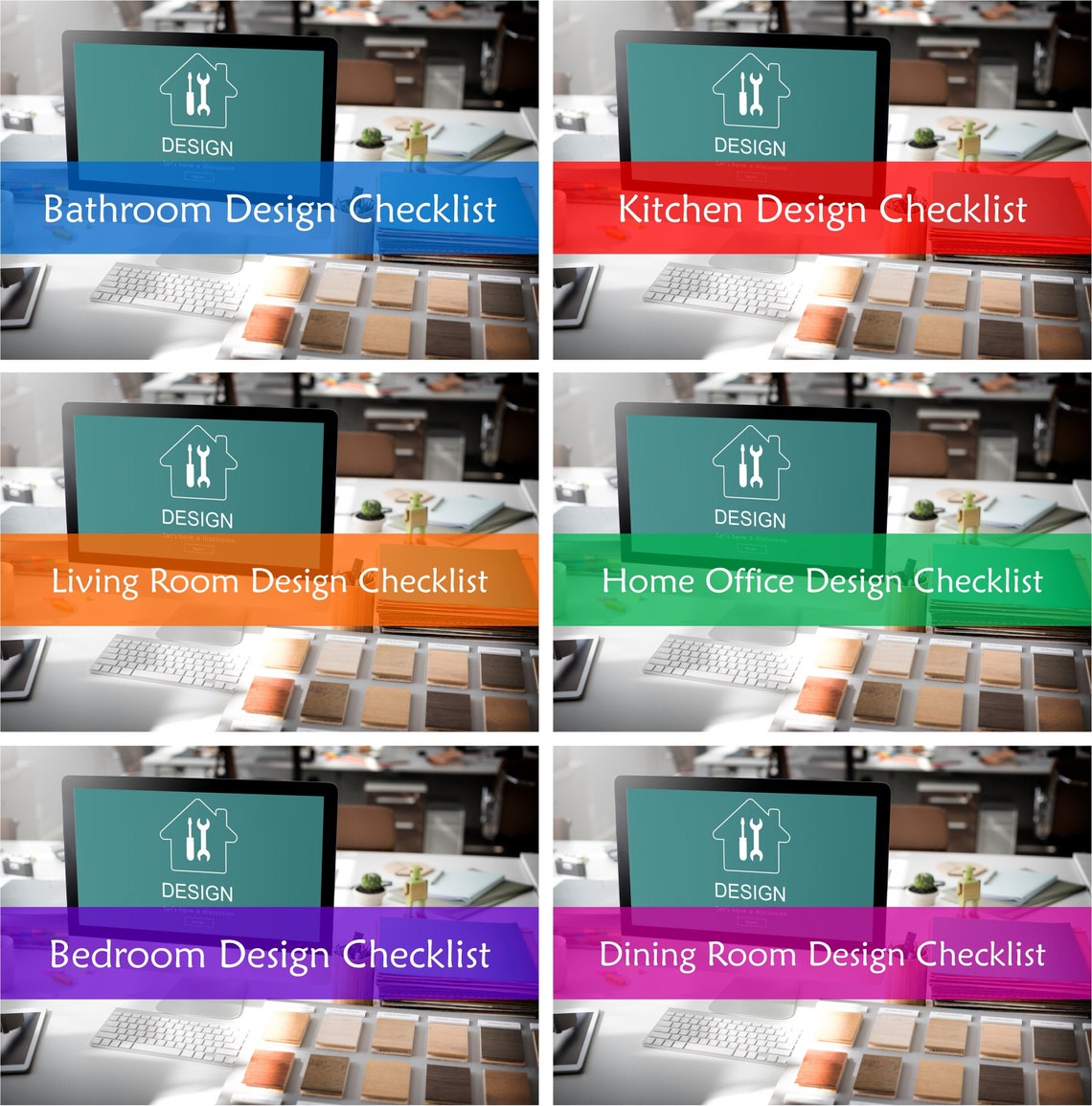 House Renovation Checklist Bundle • Interior Design, Remodeling Plans ...