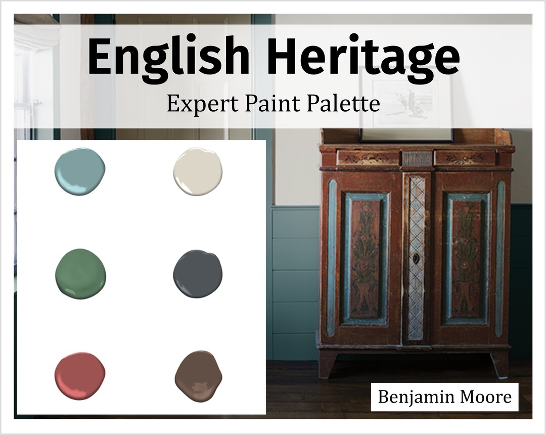 English Heritage Home Paint Colors Paint Palette Benjamin Moore