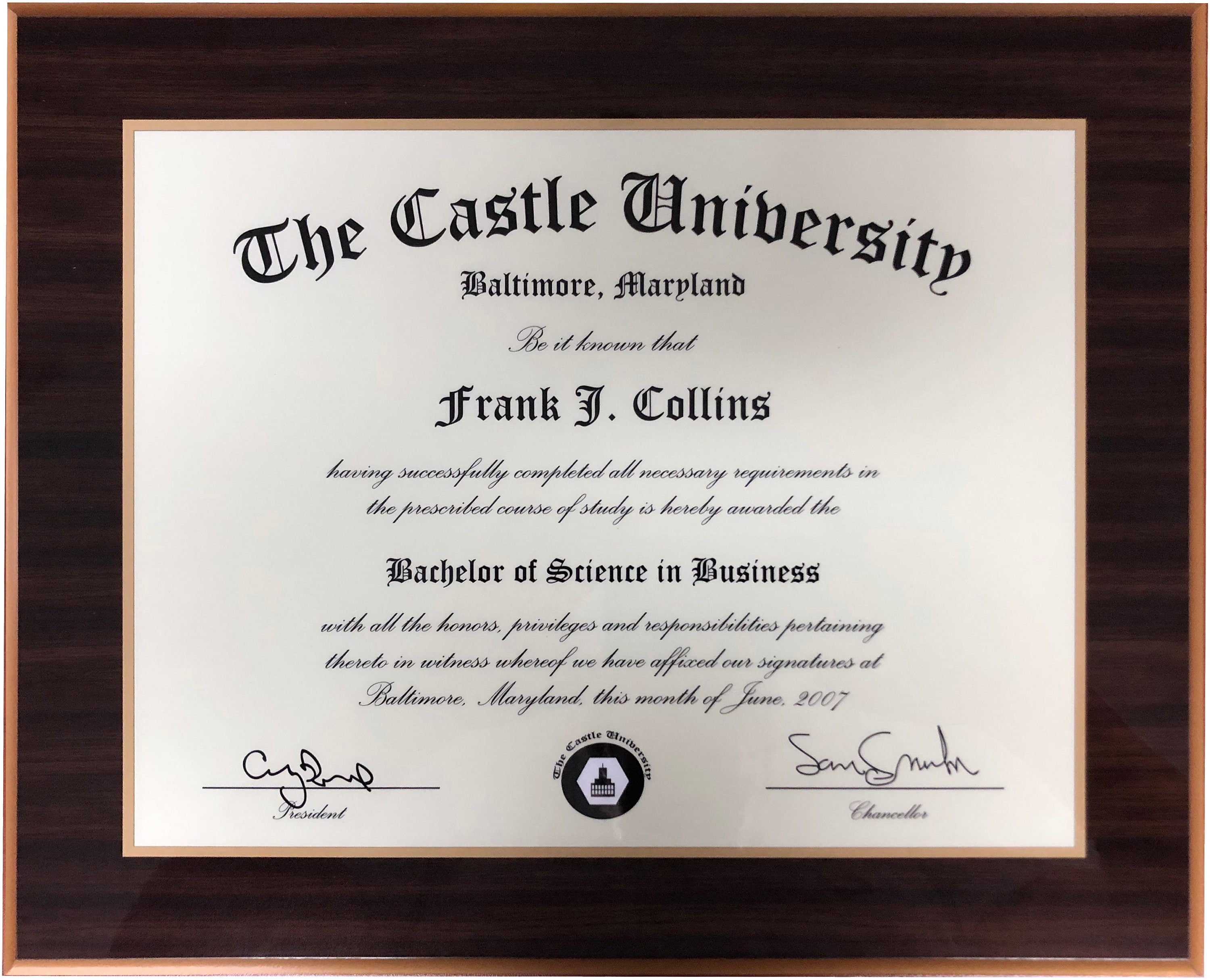 Oversized Laminated Diploma Wood Plaque Etsy Canada