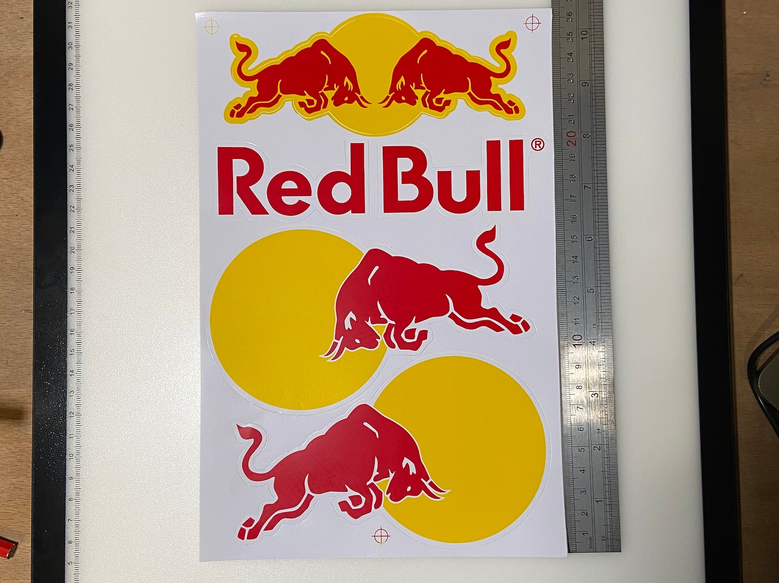 Red Bull Sticker Sheet Rc Car Helmet Decal Etsy UK