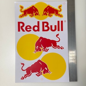 RED BULL Stickers Sheet