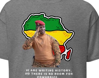 Camiseta de Ibrahim Traoré, camiseta de Burkina Faso, África Occidental