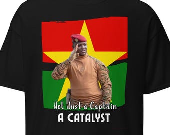 Camiseta de Ibrahim Traoré, camiseta de Burkina Faso, camiseta gráfica de África Occidental