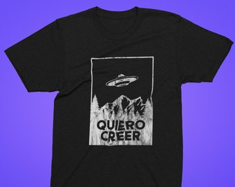 Quiero Creer (Distressed I Want to Believe - Spanish - X-Files Inspired) Softstyle T-Shirt