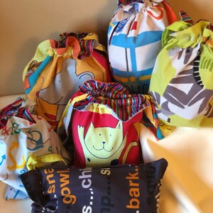 Borse per il lavaggio / sandwich per bambini alla moda - impermeabili all'interno
