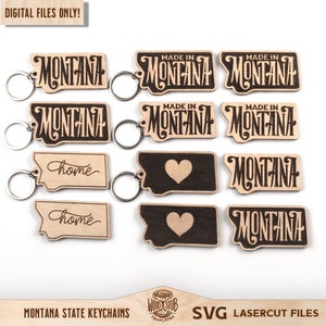 Montana SVG, Montana keychain SVG, Montana Glowforge SVG, Montana Home Sign, Montana Home svg, Montana Sign svg, Glowforge svg