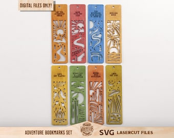 Bookmarks SVG, Bookmark SVG, Bookmark laser file, Bookmark Glowforge, Book quotes svg, Glowforge svg, Laser cut file