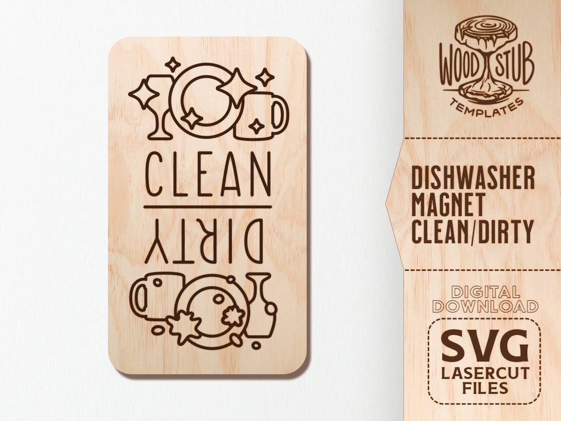 Clean Dirty SVG Dishwasher Dishwasher SVG Clean Etsy