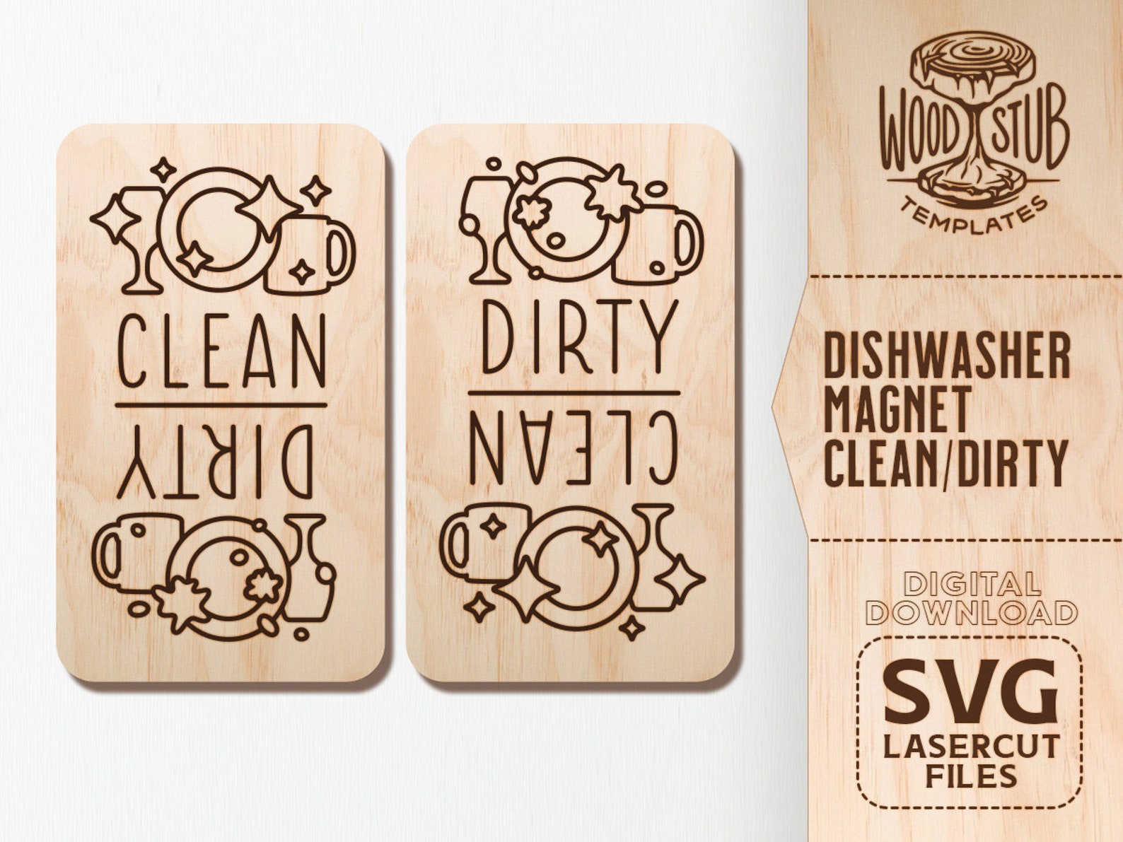 Clean Dirty SVG Dishwasher Dishwasher SVG Clean Etsy