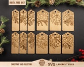Christmas Ornaments, Christmas Tags SVG, Christmas SVG, Christmas laser file, Christmas Glowforge, Glowforge svg, Laser cut file