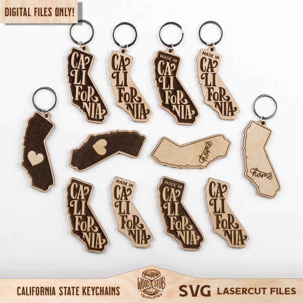 California SVG, California keychain SVG, California Glowforge SVG, California Home Sign, California Home svg, California Sign svg