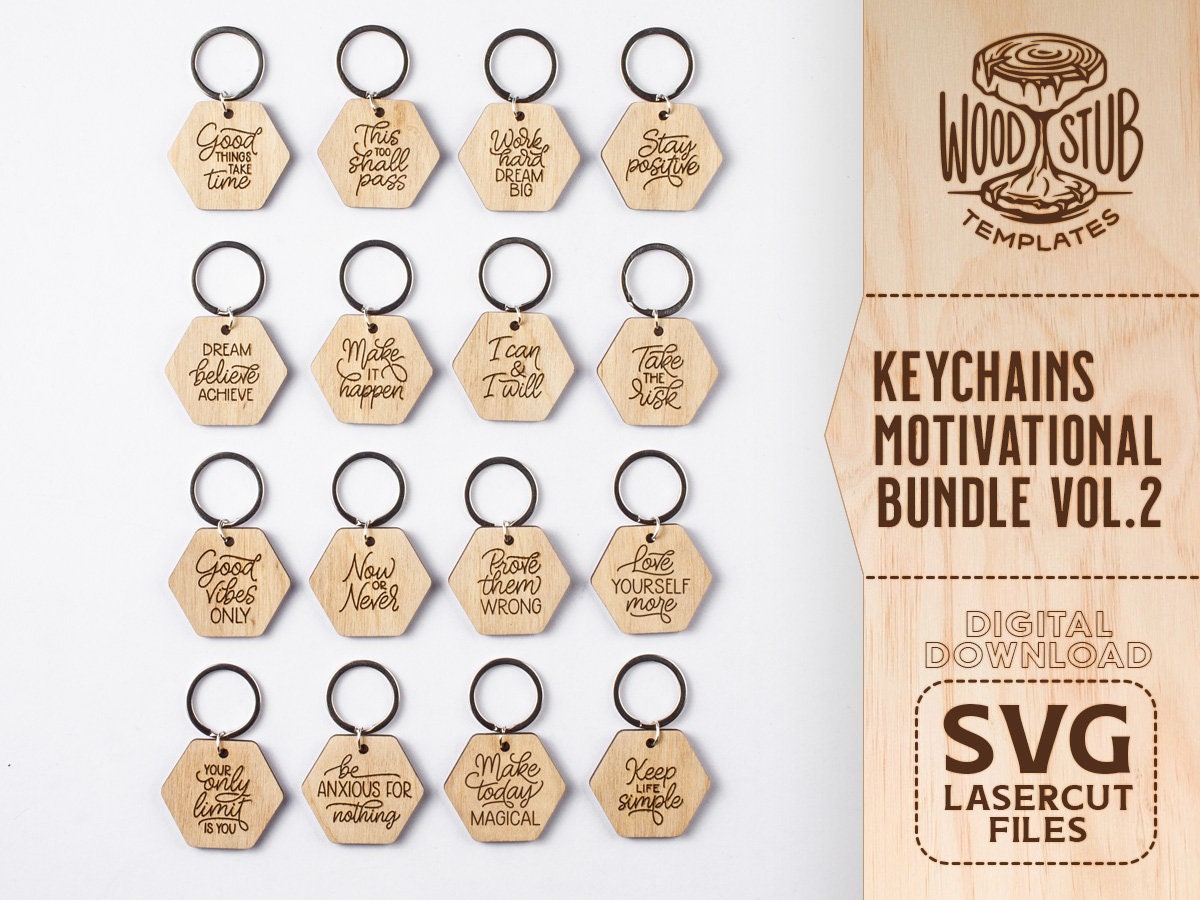 Download Motivational Keychain SVG Keychain SVG Motivational SVG | Etsy