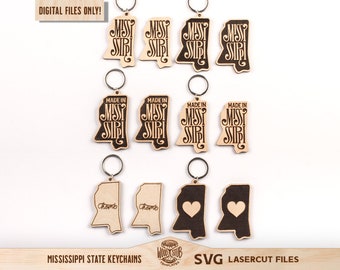 Mississippi SVG, Mississippi keychain SVG, Mississippi Glowforge SVG, Mississippi Home Sign, Mississippi Home svg, Mississippi Sign svg