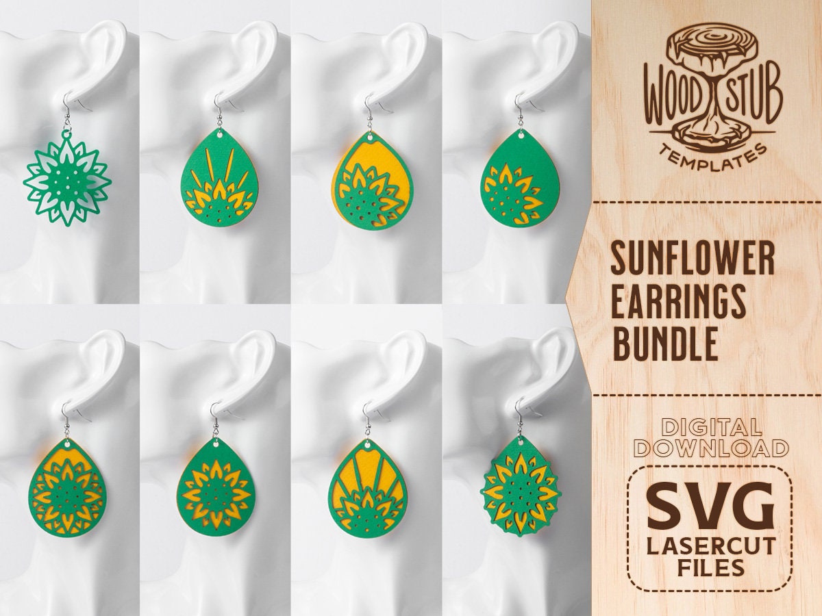Free Free 84 Sunflower Earring Svg SVG PNG EPS DXF File