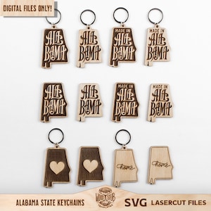 Alabama SVG, Alabama keychain SVG, Alabama Glowforge SVG, Alabama Home Sign, Alabama Home svg, Alabama Sign svg, Glowforge svg