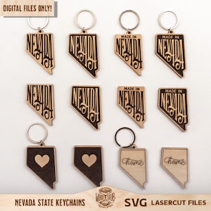 Nevada svg, Nevada keychain, Nevada Glowforge svg, Nevada Home Sign, Nevada Home svg, Nevada Sign svg, Glowforge svg
