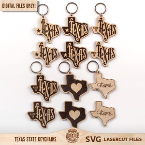 Texas SVG, chaveiro Texas SVG, Texas Glowforge SVG, Texas Home Sign, Texas Home svg, Texas Sign svg, Glowforge svg, arquivo cortado a laser