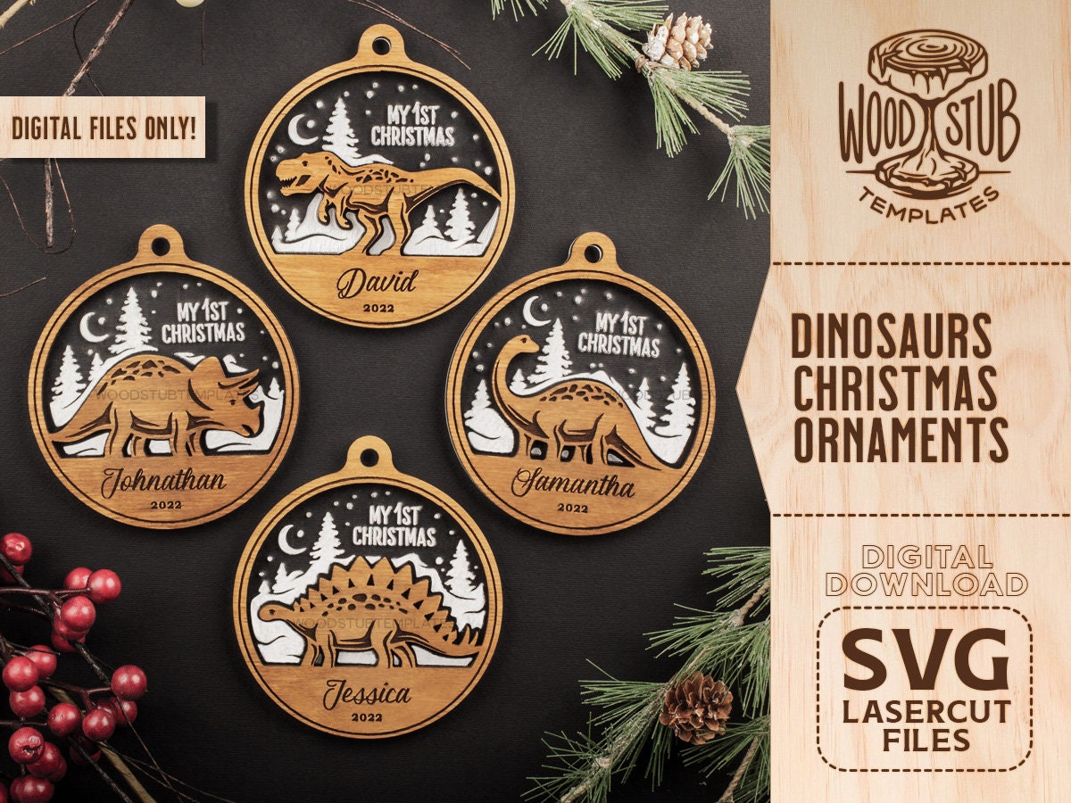 Baby First Christmas SVG First Christmas Ornament SVG - Etsy