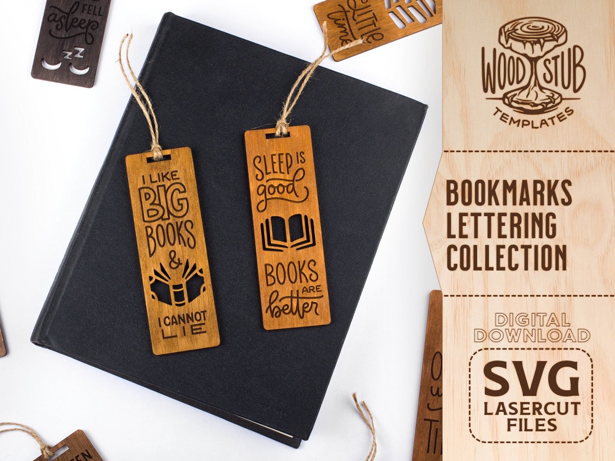 Bookmarks Bundle SVG Bookmark SVG Bookmark Laser File Etsy Australia