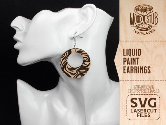 Round Turtle Earrings with Hole Round Turtle Earrings with Hole