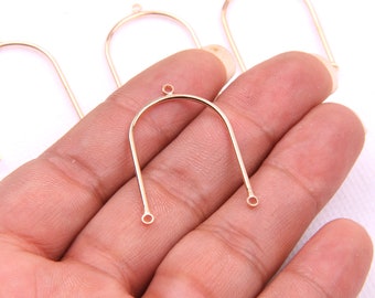 21mm Silver Tone Seamless Star Connector Findings