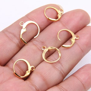 Brass ear hook-Earring copper accessories-Earring connector-Brass earring charms-Earring pendant-Brass jewelry-Special shape earrings BR0471