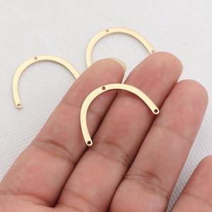 Brass earrings-Earring copper accessories-Earring connector-Brass earring charms-Earring pendant-Brass jewelry-Special shape earrings BR1104