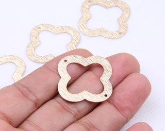Brass earrings-Earring copper accessories-Earring connector-Brass earring charms-Earring pendant-Brass jewelry-Special shape earrings BR0615