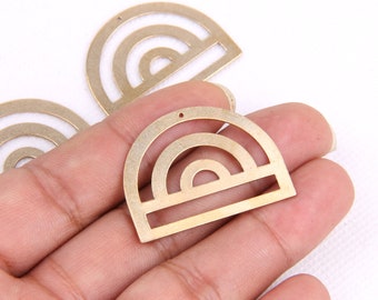Brass earrings-Earring copper accessories-Earring connector-Brass earring charms-Earring pendant-Earring parts-Special shape earrings BR0443