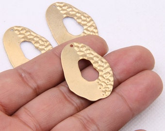 Brass earrings-Earring copper accessories-Earring connector-Brass earring charms-Earring pendant-Brass jewelry-Special shape earrings BR0600