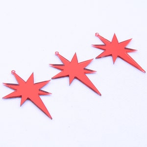 Pendientes de espejo acrílico-encantos de pendiente de acetato-Conector de pendiente de forma especial-colgante de pendiente-hallazgos de pendiente-Joyería de piezas de pendiente BR0709