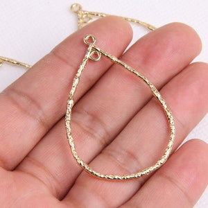 Alloy earring connector -Alloy earrings charms-Drop shape earrings-earring pendant-Geoometrical shape findings-Jewelry discovery BR0272