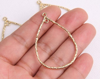 Alloy earring connector -Alloy earrings charms-Drop shape earrings-earring pendant-Geoometrical shape findings-Jewelry discovery BR0272