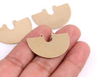 Brass earrings-Earring copper accessories-Earring connector-Brass earring charms-Earring pendant-Brass jewelry-Special shape earrings BR0371