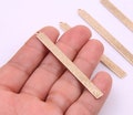 Brass earrings-Earring copper accessories-Earring connector-Brass earring charms-Earring pendant-Brass  jewelry-Stick shape earrings BR0900