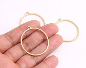 Gold plating alloy earring hoop-earrings charms-Oval shape earrings-earring connector-Geoometrical shape findings-Jewelry for use BR0161