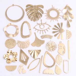 168PCS a set of brass earring accessories-each one is 6PCS-designer unlimited design choices-earring parts wholesale-Brass earrings BR0279